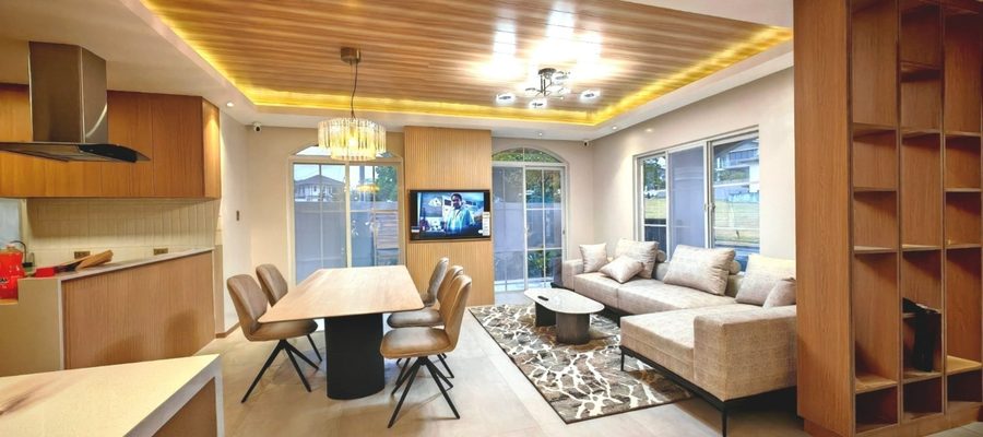 Casa Soriano — open living, dining and kitchen