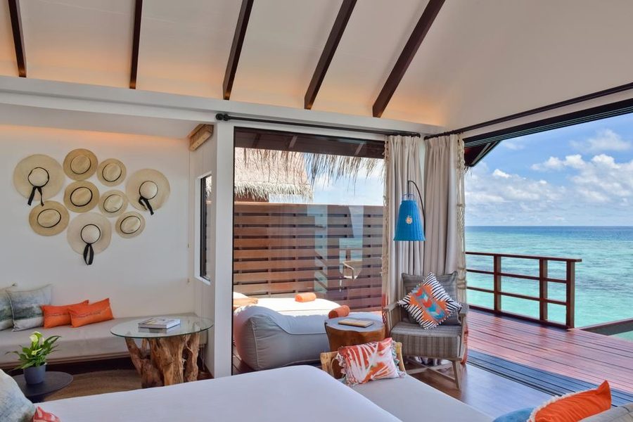 Grand Park Maldives — villa interior with ocean view